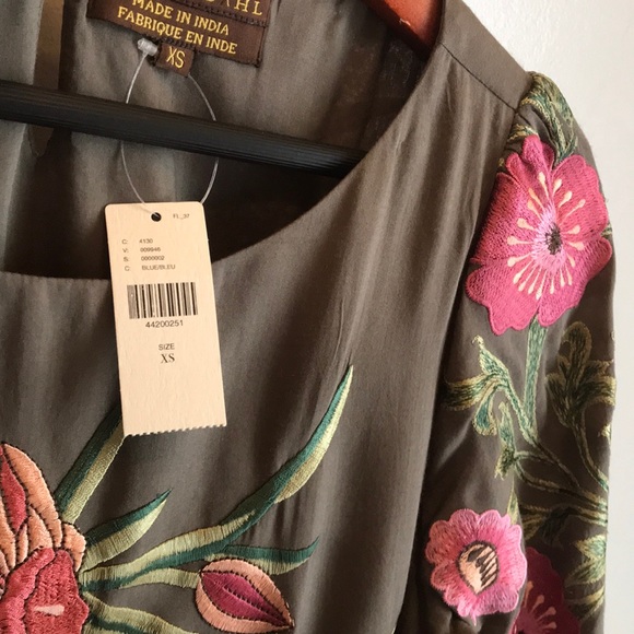 anthropologie Aika Embroidered Dress - Picture 4 of 8